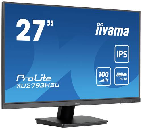 Iiyama XU2793HSU-B6 LED-Monitor EEK E (A - G) 68.6cm (27 Zoll) 1920 x 1080 Pixel 16:9 1 ms HDMI®, D von Iiyama