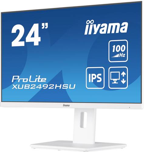 Iiyama XUB2492HSU-W6 LED-Monitor EEK D (A - G) 60.5cm (23.8 Zoll) 1920 x 1080 Pixel 16:9 0.4 ms HDMI von Iiyama