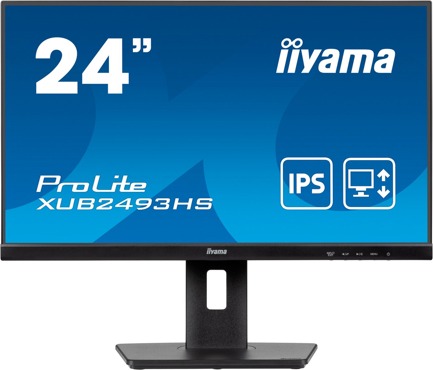 Iiyama XUB2493HS-B6 LED-Monitor (61 cm/24 , 1920 x 1080 px, Full HD, 0,5 ms Reaktionszeit, 100 Hz, IPS-LED)" von Iiyama