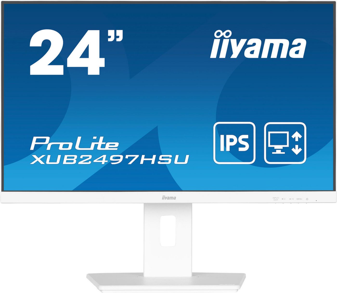 Iiyama XUB2497HSU-W2 Gaming-LED-Monitor (1.920 x 1.080 Full HD, 1 ms Reaktionszeit, 100 Hz, IPS) von Iiyama