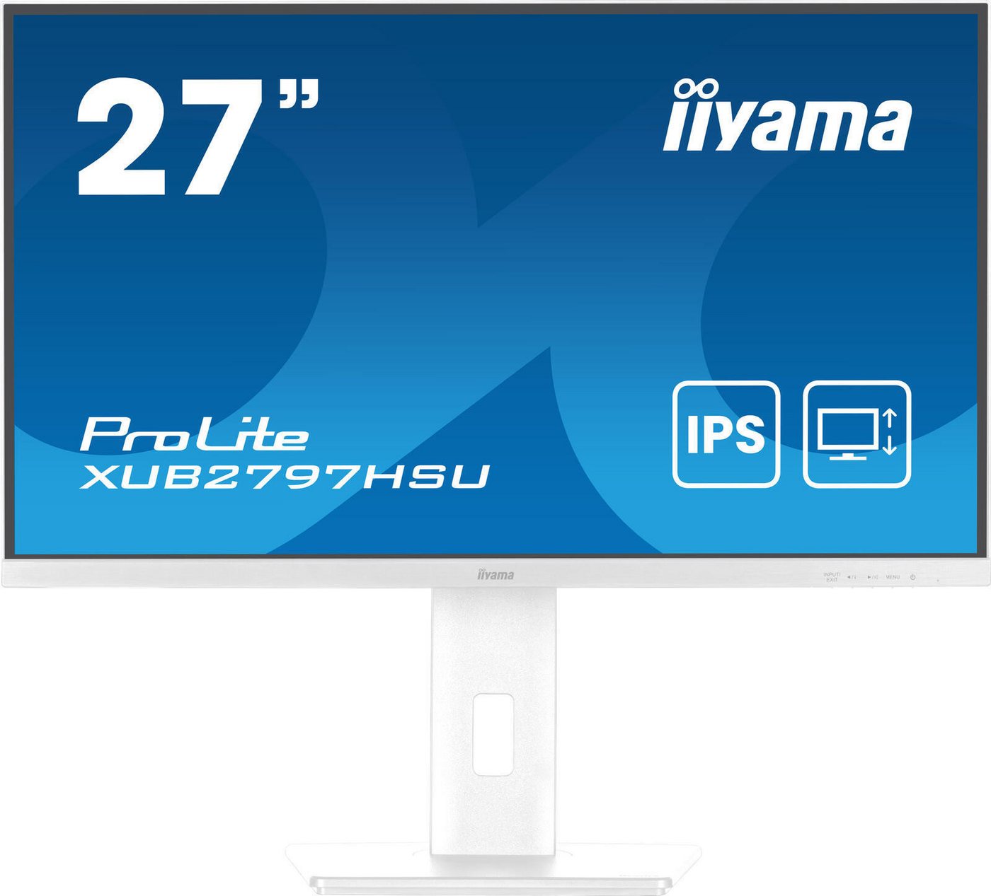Iiyama XUB2797HSU-W2 TFT-Monitor (1.920 x 1.080 Full HD, 1 ms Reaktionszeit, 100 Hz, IPS) von Iiyama