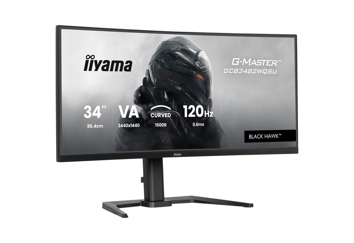 Iiyama iiyama G-Master GCB3482WQSU-B1 BLACK HAWK, TFT-Monitor (3440 x 1440 px) von Iiyama