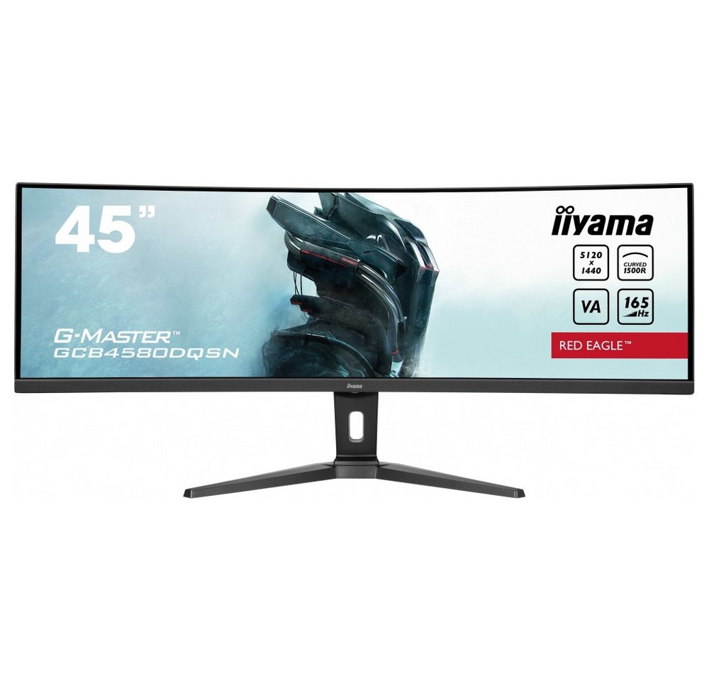 Iiyama iiyama G-Master GCB4580DQSN-B1 44" Curved Gaming-Monitor Curved-Gaming-Monitor (5120 x 1440 Pixel px, DQHD 5120 x 1440 Pixel, 0.8 ms Reaktionszeit, VA, Curved VA-Panel mit 165Hz für flüssiges Gameplay) Iiyama iiyama G-Master GCB4580DQSN-B1 44" Curved Gaming-Monitor Curved-Gaming-Monitor (5120 x 1440 Pixel px, DQHD 5120 x 1440 Pixel, 0.8 ms Reaktionszeit, VA, Curved VA-Panel mit 165Hz für flüssiges Gameplay) von Iiyama