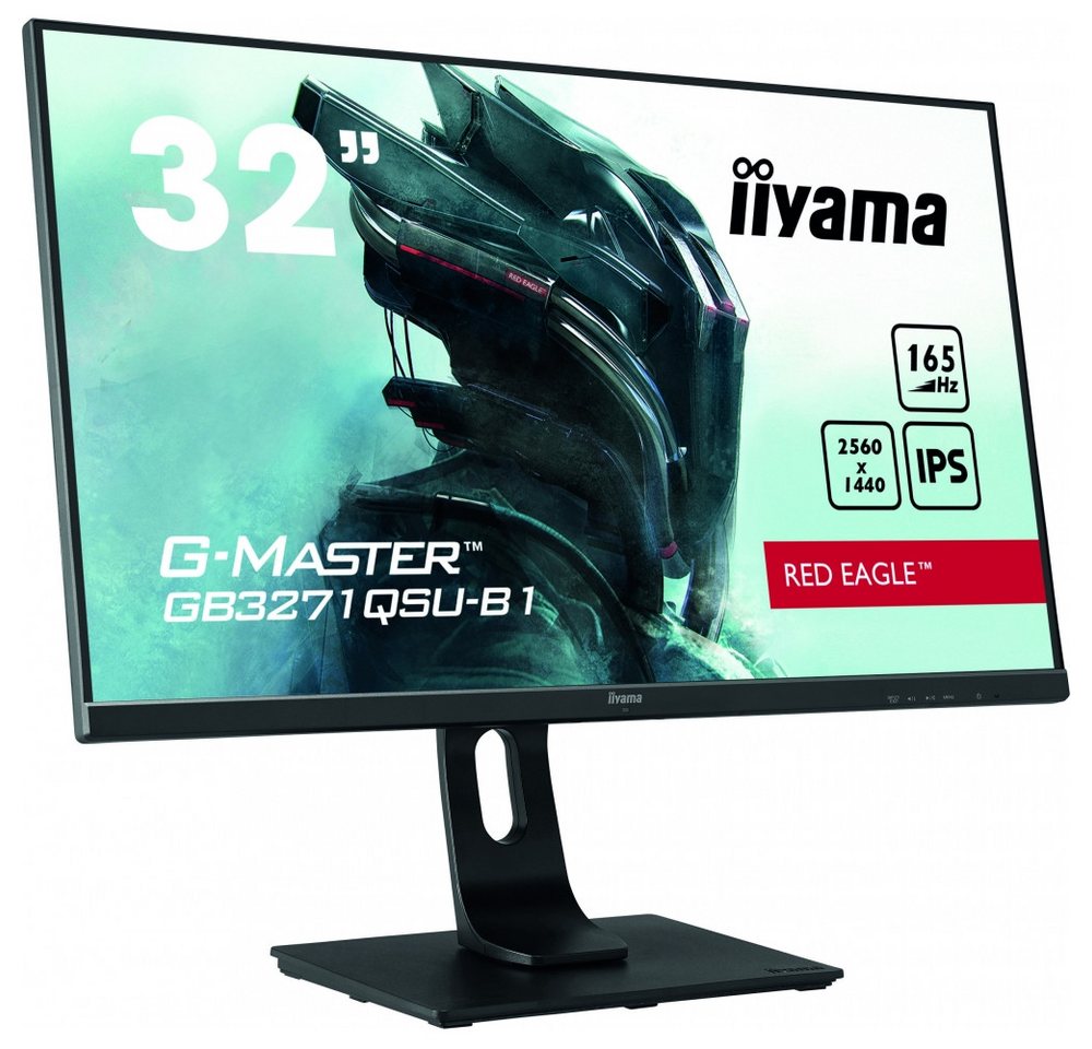 Iiyama iiyama GB3271QSU-B1 32 Zoll Gaming Monitor Gaming-Monitor (2560 x 1440 px, Ergonomisches Design für Komfort) von Iiyama