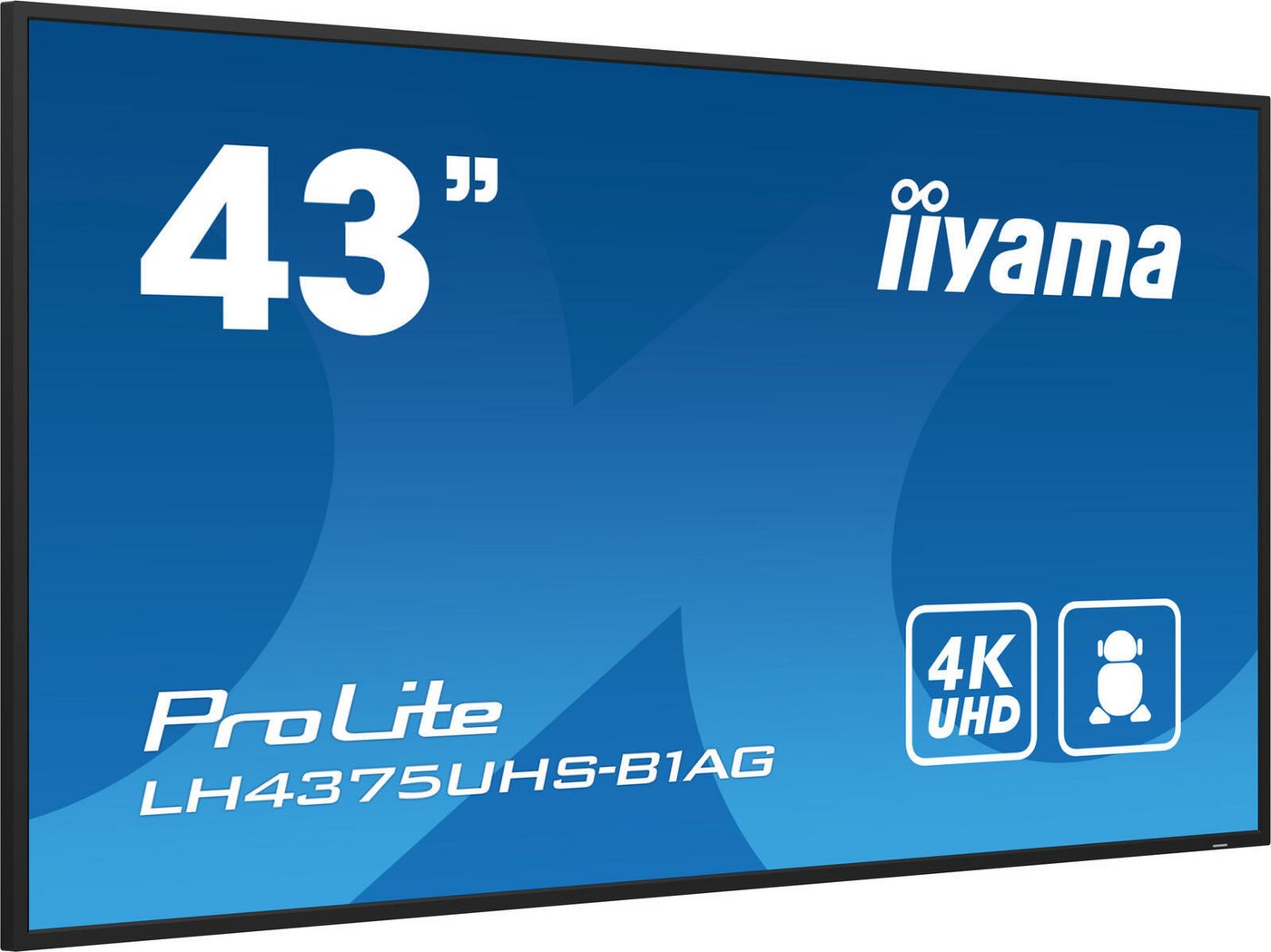 Iiyama iiyama PROLITE LH4375UHS-B1AG LED-Monitor (3.840 x 2.160 4K UHD, 8 ms Reaktionszeit, 60 Hz, IPS Panel) von Iiyama