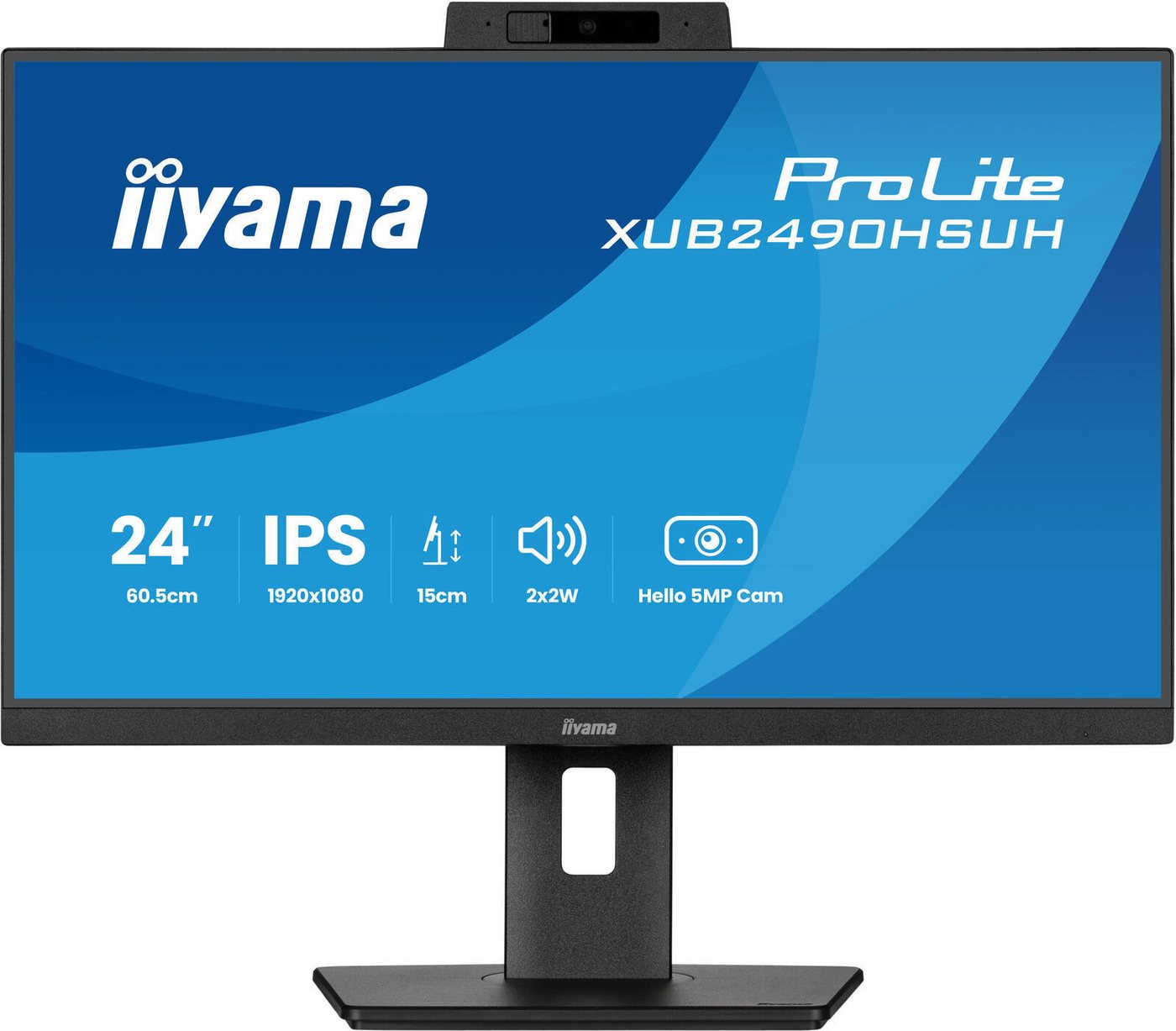 Iiyama iiyama ProLite XUB2490HSUH-B2 TFT-Monitor (1.920 x 1.080 Full HD, 4 ms Reaktionszeit, 100 Hz, IPS Panel) von Iiyama