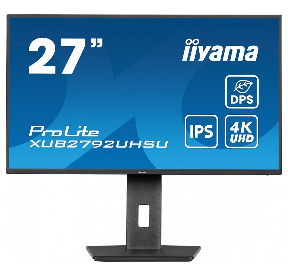 Iiyama iiyama ProLite XUB2792UHSU-B6 27" 4K IPS Monitor TFT-Monitor (4K px, 4K, 4 ms Reaktionszeit, IPS, 27 Zoll 4K IPS Display mit schneller Reaktionszeit von 4ms) von Iiyama