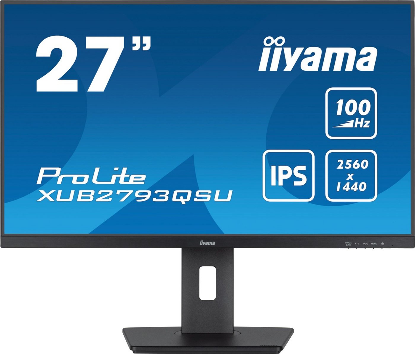 Iiyama iiyama ProLite XUB2793QSU 27 16:9 WQHD IPS Display schwarz LED-Monitor" von Iiyama