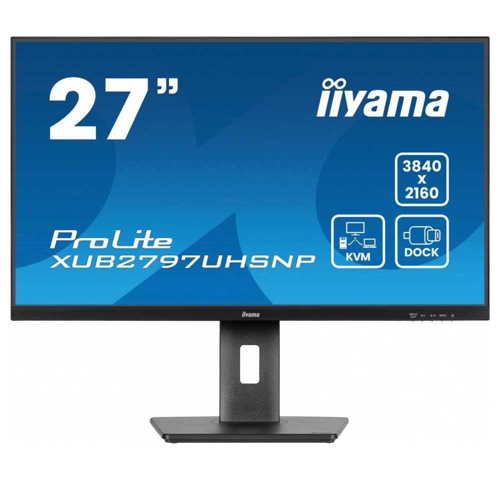 Iiyama iiyama ProLite XUB2797UHSNP-B1 27" 4K UHD Monitor LCD-Monitor (3840 x 2160 px, 4K UHD, IPS-Technologie, Hochwertige IPS-Technologie) von Iiyama