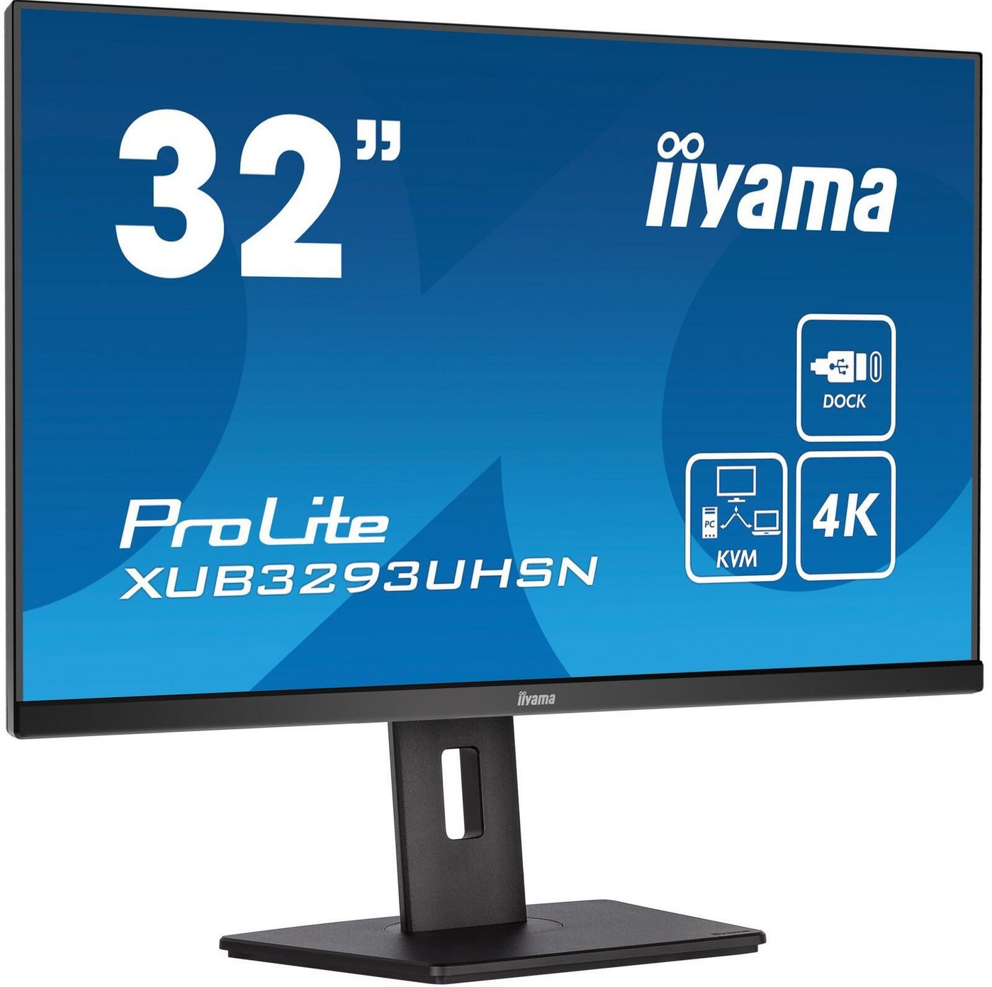 Iiyama iiyama ProLite XUB3293UHSN-B5 TFT-Monitor (3.840 x 2.160 4K UHD, 4 ms Reaktionszeit, 60 Hz, IPS Panel) von Iiyama