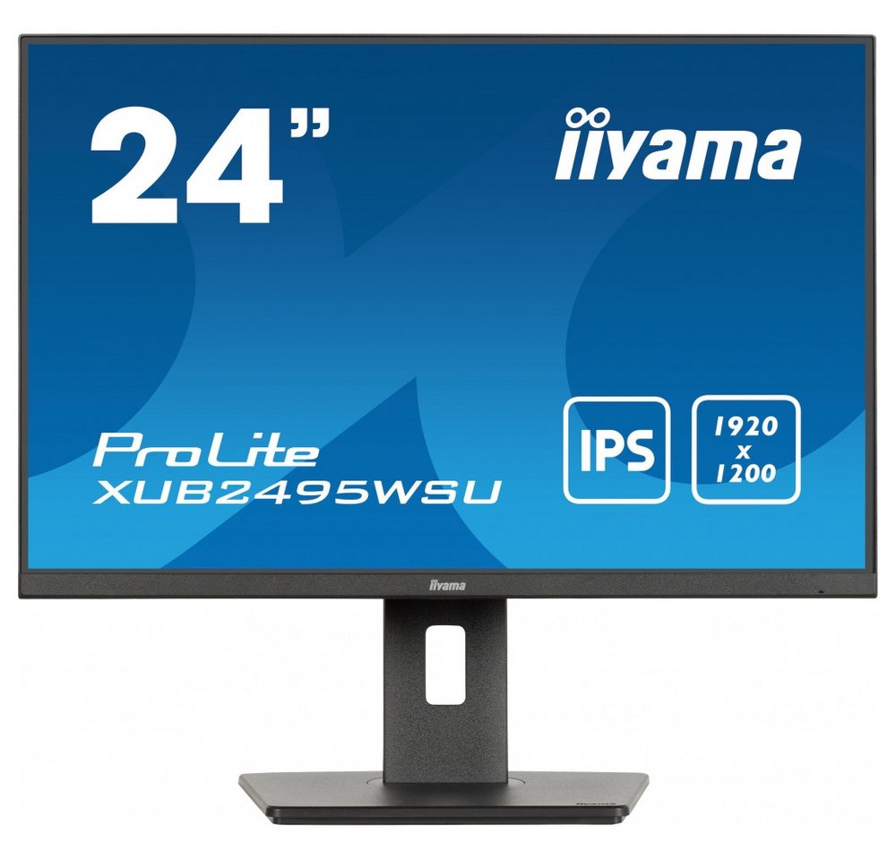 Iiyama iiyama XUB2495WSU-B7 Widescreen-Display LCD-Monitor (1920 x 1200 px, 1920 x 1200, IPS-Technologie, IPS-Technologie für bessere Farben) von Iiyama