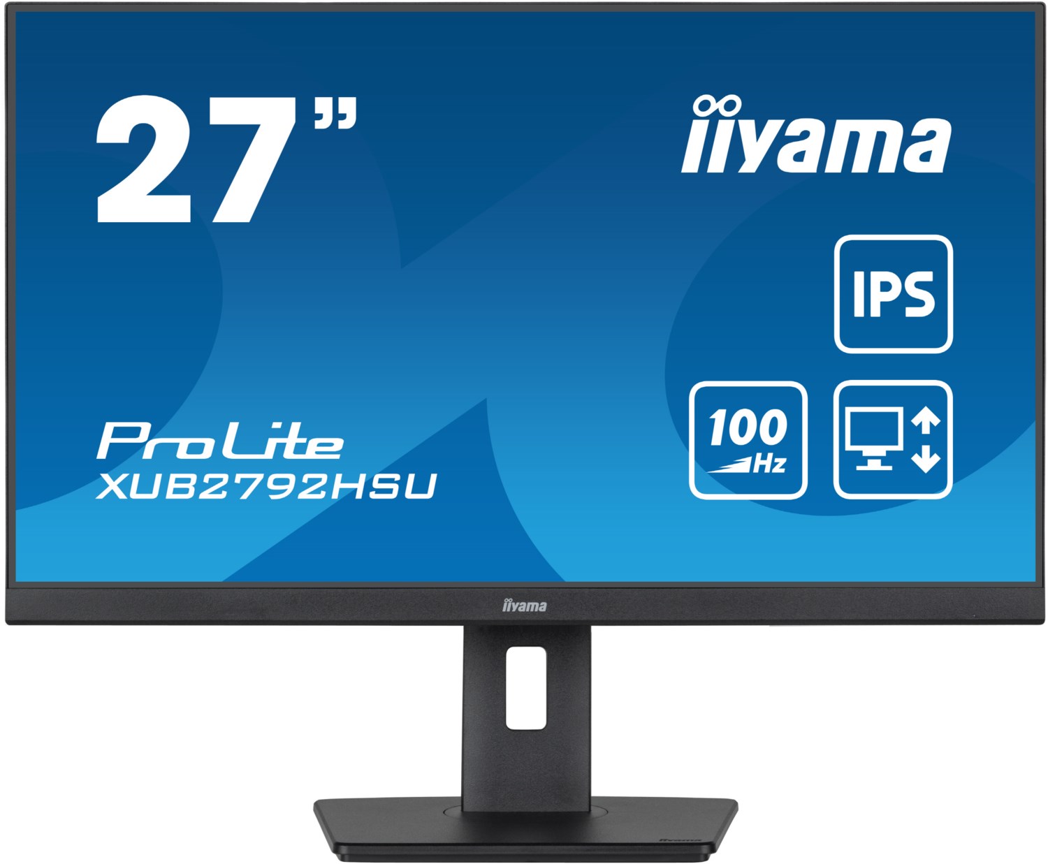 ProLite XUB2792HSU-B6 69 cm (27") TFT-Monitor mit LED-Technik mattschwarz / E von Iiyama