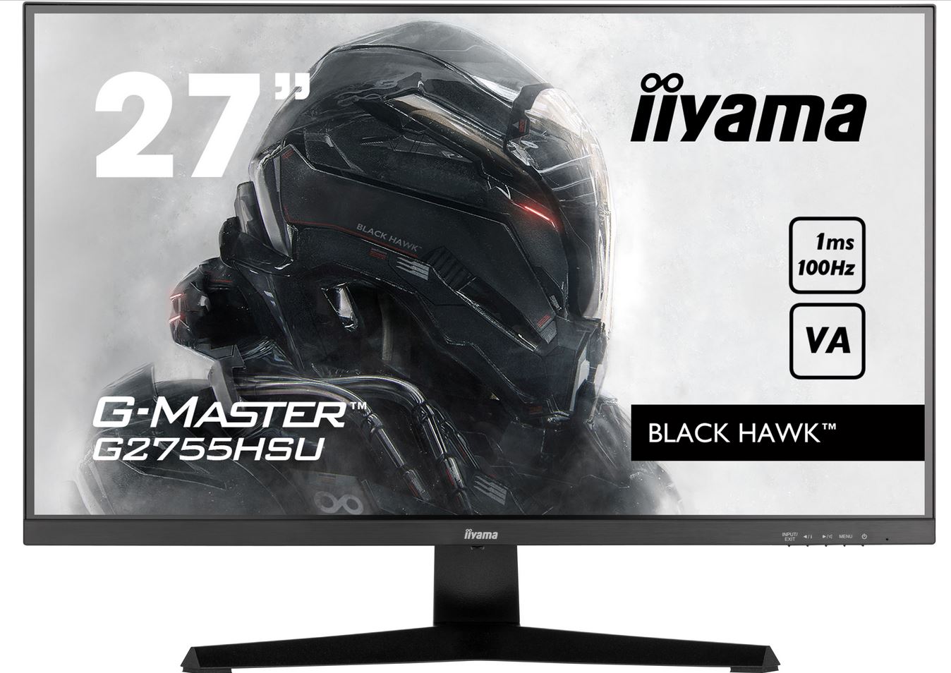 iiyama G-MASTER G2755HSU-B1 27W LCD Full HD Gaming VA Computerbildschirm 68,6 cm (27) (G2755HSU-B1) von Iiyama