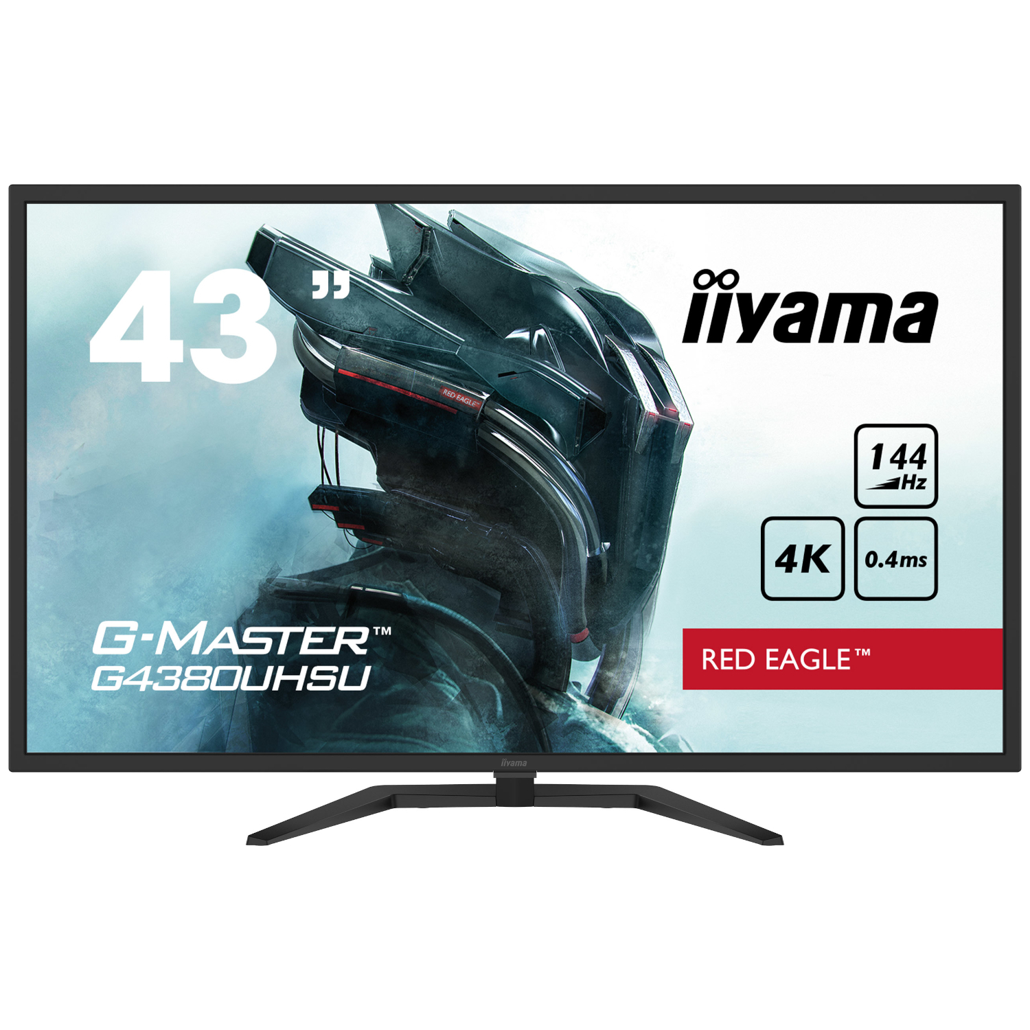 iiyama G-Master G4380UHSU-B1 Gaming Monitor - 108 cm (42.5 Zoll), 4K, AMD FreeSync Premium von Iiyama