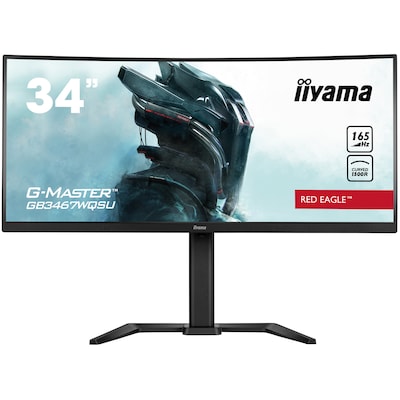 iiyama G-Master GB3467WQSU-B5 86,5cm (34") UWQHD Monitor HDMI/DP 165Hz 0,4ms HDR von Iiyama