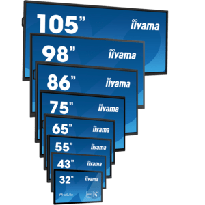 iiyama ProLite Digital Signage Flachbildschirm 163,8 cm (64.5) LCD WLAN 500 cd/m² 4K Ultra HD Schwarz Eingebauter Prozessor Android 11 24/7 (LH6575UHS-B1AG) von Iiyama