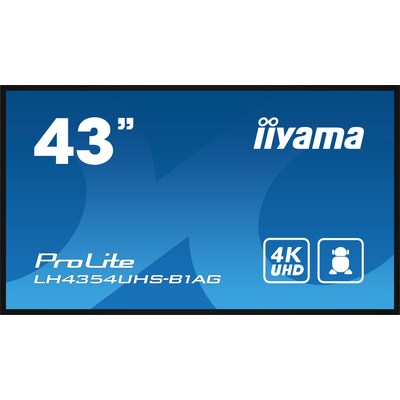 iiyama ProLite LH4354UHS-B1AG 108cm (42,5") 4K Digital Signage Monitor HDMI/DP von Iiyama