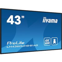 iiyama ProLite LH4360UHS-B1AG 108cm (42,5") 4K Digital Signage Monitor HDMI/VGA von Iiyama