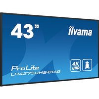 iiyama ProLite LH4375UHS-B1AG 108cm (42,5") 4K Digital Signage Monitor HDMI/DP von Iiyama