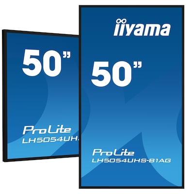 iiyama ProLite LH5054UHS-B1AG 125,7cm (49,5") 4K UHD Monitor LED VGA/HDMI/DP/DVI von Iiyama