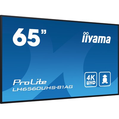 iiyama ProLite LH6560UHS-B1AG 163,9cm (64.5") 4K UHD Monitor HDMI/VGA/USB/LAN von Iiyama