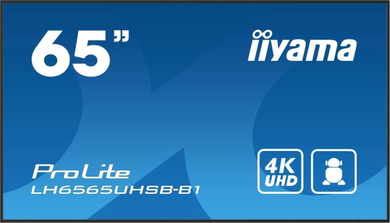 iiyama ProLite LH6565UHSB-B1 Signage Display 163,9cm (64,5Zoll) von iiyama