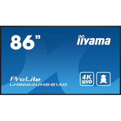 iiyama ProLite LH8664UHS-B1AG 217,4cm (85,6") 4K Digital Signage Monitor HDMI von Iiyama