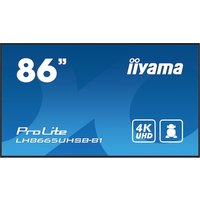 iiyama ProLite LH8665UHSB-B1 217cm (86") 4K UHD Signage Monitor DP/HDMI/RJ45 von Iiyama