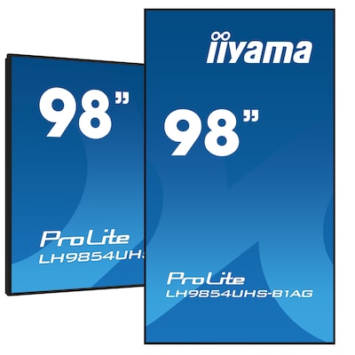 iiyama ProLite LH9854UHS-B1AG 247,6cm (98") 4K Digital Signage Monitor HDMI/DP von Iiyama