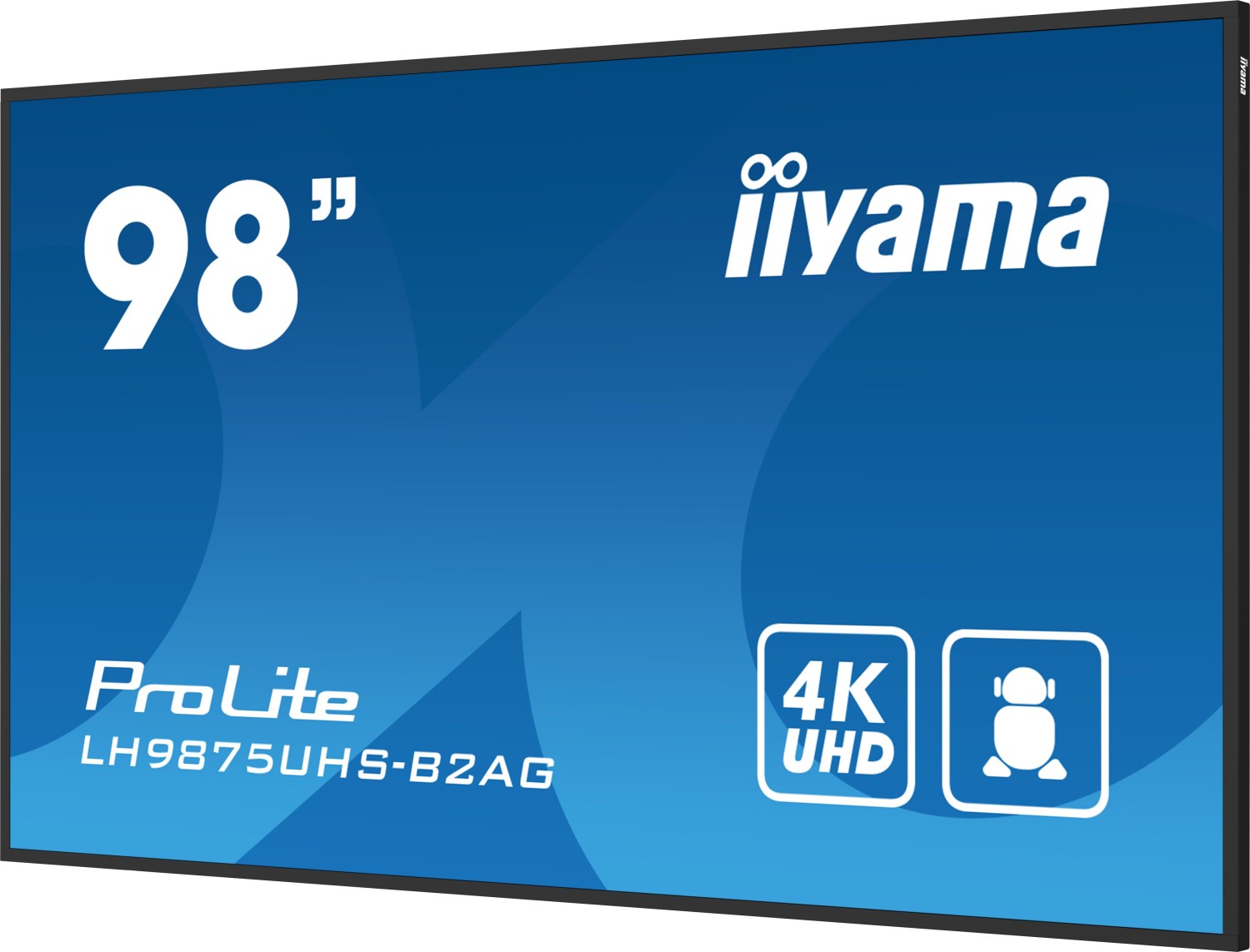 iiyama ProLite LH9875UHS-B2AG 247,7cm (98) 4K Digital Signage Monitor HDMI/DP [Energieklasse F] (LH9875UHS-B2AG) von Iiyama