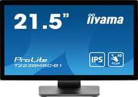 IIYAMA 54.5cm (21,5) T2238MSC-B1  16:9 M-Touch HDMI+DP+USB retail von Iiyama