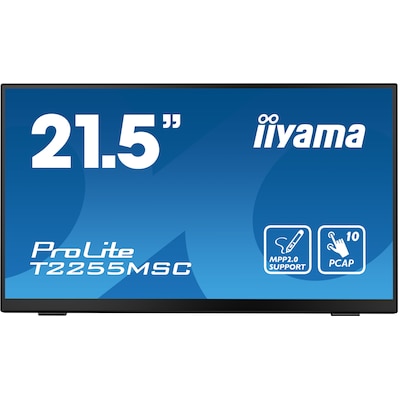 iiyama ProLite T2255MSC-B1 54,5cm (21,5") 10-Punkt Multitouch-Monitor FullHD IPS von Iiyama
