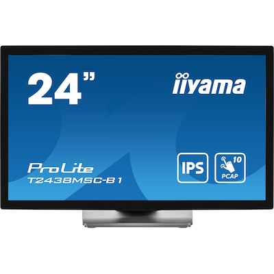 iiyama ProLite T2438MSC-B1 60,5cm (23,8") FHD IPS Multitouch-Monitor HDMI/DP/USB von Iiyama