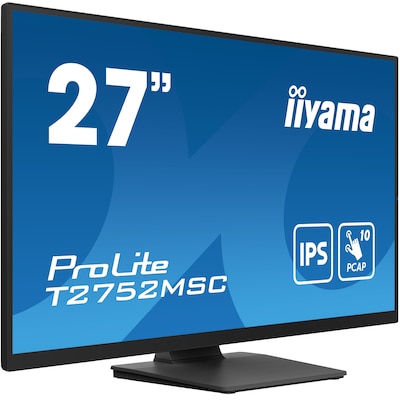 iiyama ProLite T2752MSC-B1 68,6cm (27") FHD IPS Multi-Touch Monitor HDMI/DP/USB von Iiyama