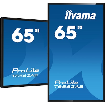 iiyama ProLite T6562AS-B1 164cm (65") 4K UHD Monitor HDMI Touchscreen von Iiyama