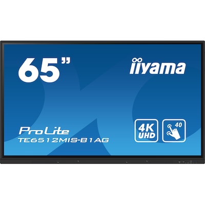 iiyama ProLite TE6512MIS-B1AG 163,9cm (65") 4K UHD Touch Monitor HDMI/VGA/USB-C von Iiyama