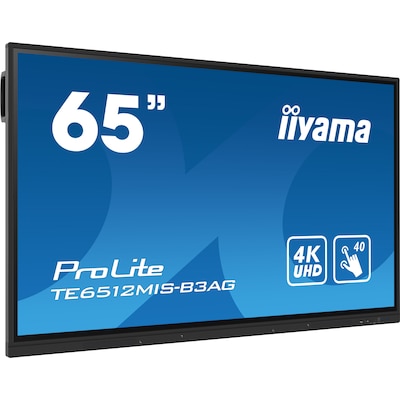 iiyama ProLite TE6512MIS-B3AG 163,8cm (65") 4K UHD Touch Monitor HDMI/VGA/USB von Iiyama