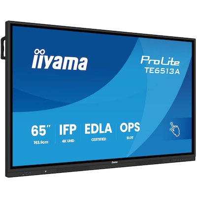 iiyama ProLite TE6513A-B1AG 163,9cm (65") 4K UHD Touch Monitor 16:9 HDMI/DP/USB-C PD100W von Iiyama