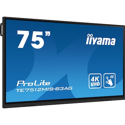 iiyama ProLite TE7512MIS-B3AG 189,2cm (74,5") 4K Touch Monitor HDMI/VGA/USB-C von Iiyama