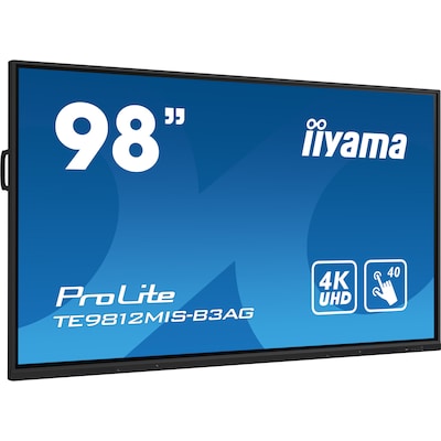 iiyama ProLite TE9812MIS-B3AG 247,7cm (98") 4K UHD Touch Monitor HDMI/VGA/USB-C von Iiyama