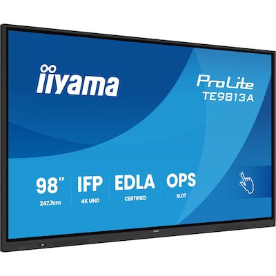 iiyama ProLite TE9813A-B1AG 247,7cm (98") 4K UHD Touch Monitor 16:9 HDMI/DP/USB-C PD100W von Iiyama