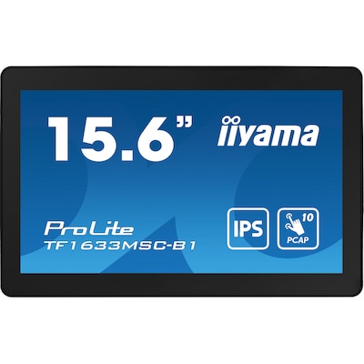 iiyama ProLite TF1633MSC-B1 39,5cm (15,6") FHD IPS Touch-Monitor HDMI/DP/USB von Iiyama