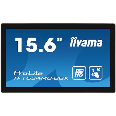 iiyama ProLite TF1634MC-B8X 39,5cm (15,6") FHD IPS Touch-LED-Monitor HDMI/VGA/DP von Iiyama