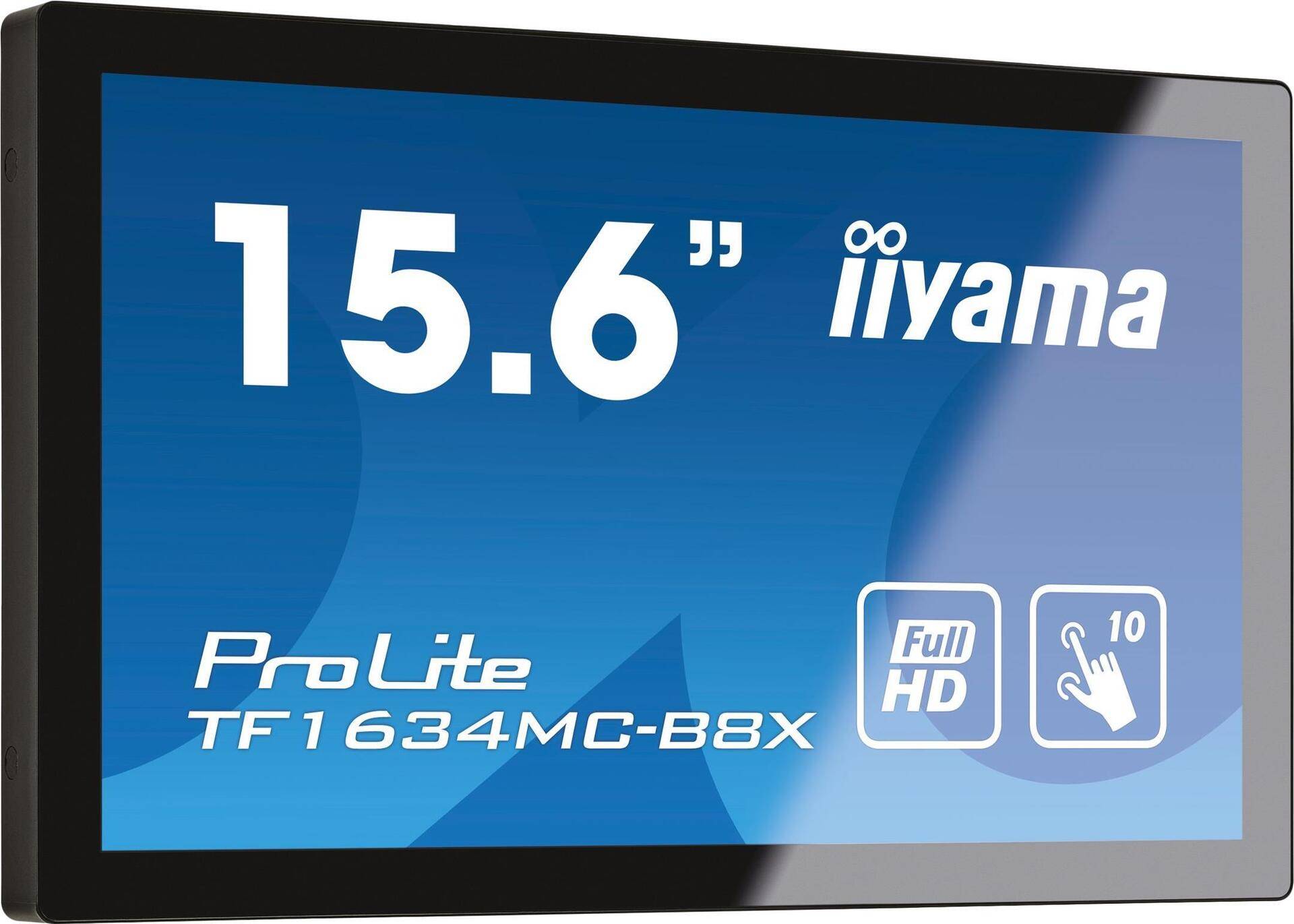 iiyama ProLite TF1634MC-B8X Touchscreen-Monitor 39,6 cm (15.6 ) 1920 x 1080 Pixel Multitouch Multi-Nutzer Schwarz (TF1634MC-B8X) von Iiyama