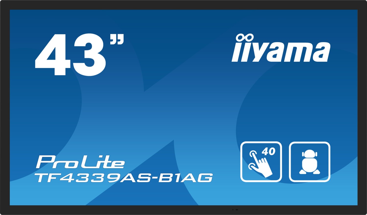 iiyama ProLite TF4339AS-B1AG 108cm (42,5) 4K All-in-One-PCAP Touch Monitor HDMI/DP (TF4339AS-B1AG) von Iiyama