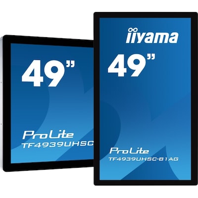 iiyama ProLite TF4939UHSC-B1AG 123cm (48,5") 4K UHD Touch Monitor HDMI/DP/VGA von Iiyama