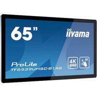 iiyama ProLite TF6539UHSC-B1AG 165cm (65") 4K UHD Touch Monitor HDMI/DP/VGA von Iiyama