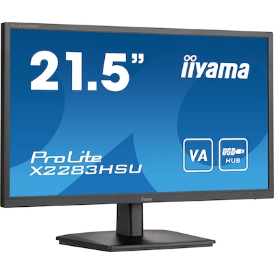 iiyama ProLite X2283HSU-B1 54,6cm (21,5") FHD VA Office-Monitor HDMI/DP/USB 75Hz von Iiyama