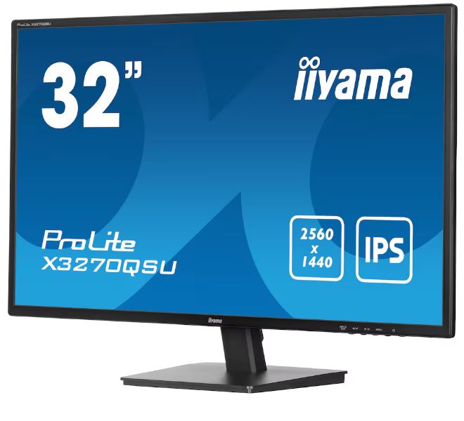 iiyama ProLite X3270QSU-B1 Computerbildschirm 81,3 cm (32) 2560 x 1440 Pixel Wide Quad HD LED Schwarz (X3270QSU-B1) von Iiyama