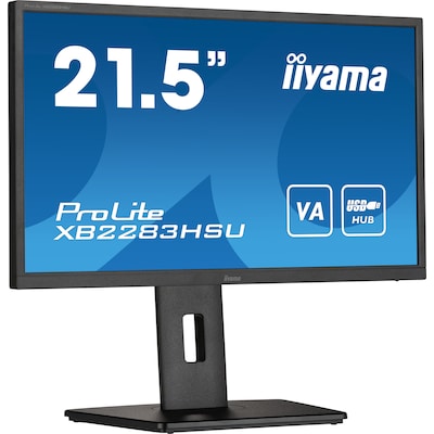 iiyama ProLite XB2283HSU-B1 54,6cm (21,5") FHD VA Office-Monitor HDMI/DP/USB HV von Iiyama